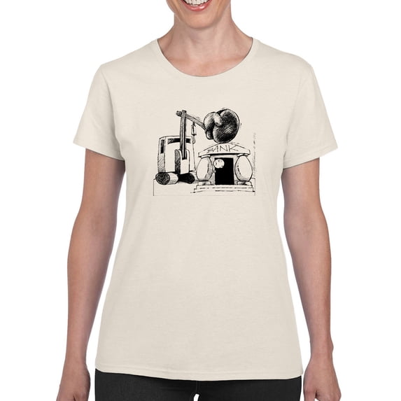 Economic Pressure T-Shirt Women -Wilfred Hildonen Designs, Female 3X-Large