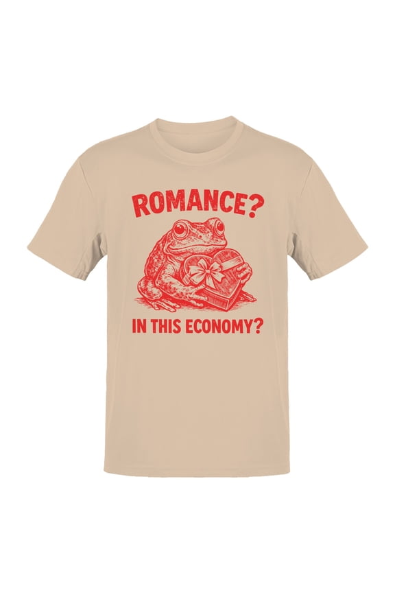 Economic Romance Frog Design Men's T-shirt