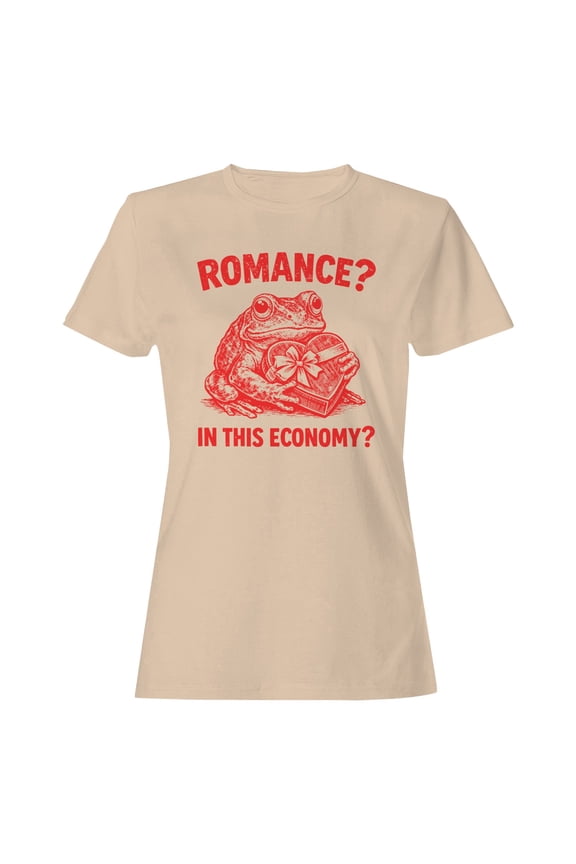 Economic Romance Frog Design Women's T-shirt
