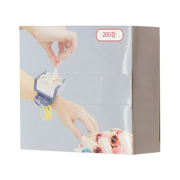 Economical! Beauos 200 Pieces Hair Perm Papers, Heat-Resistant, Mesh Design (Breathable & Water-Absorbent), 4.33x2.56in, Brushed Edge for Easy Use (Salon/Home)