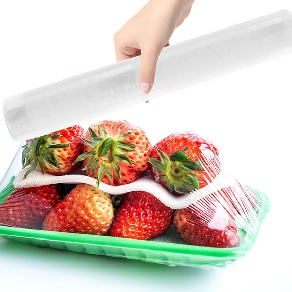 Economical Large Roll Pe Food Grade High Temperature Kitchen Wrap Cling Film*1 Clearance!