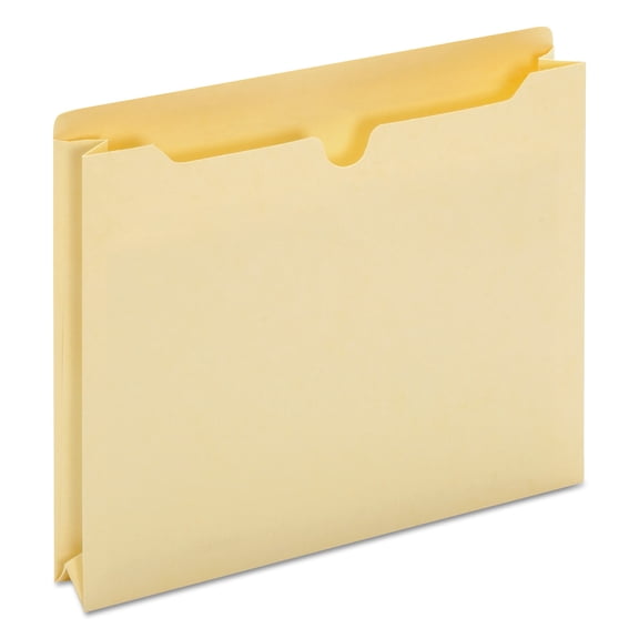 Universal Economical Manila File Jackets, Straight Tab, Letter Size, Manila, 50/Box -UNV76300