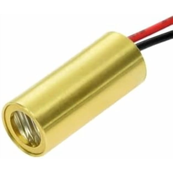 Economical Red Crosshair Laser Module, 650nm, Class 1 eye-safe, VLM-650-29 LPT - With APC Driver, D9 x L26 mm, 2.6~6 VDC Operation Voltage, for 0~1 meter working distance, Laser Head, Made in Taiwan