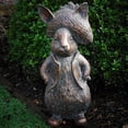 Economical Resin Rabbit Outdoor Statues Ornament Decoration, Garden