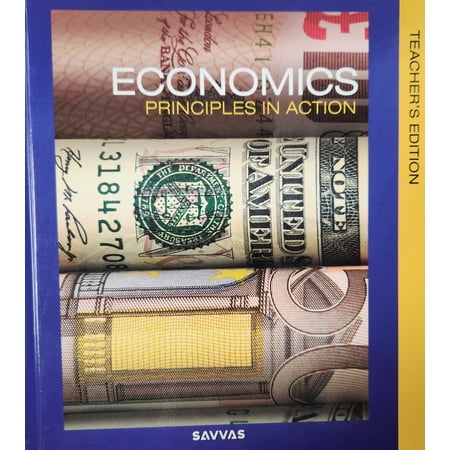 Economics Principles In Action, Teacher Edition, 9781418363383, 1418363383, c. 2022 - New