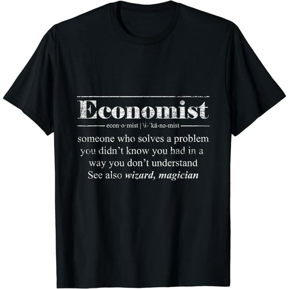 Economics Student Gift Idea Definition Math Economist T-Shirt