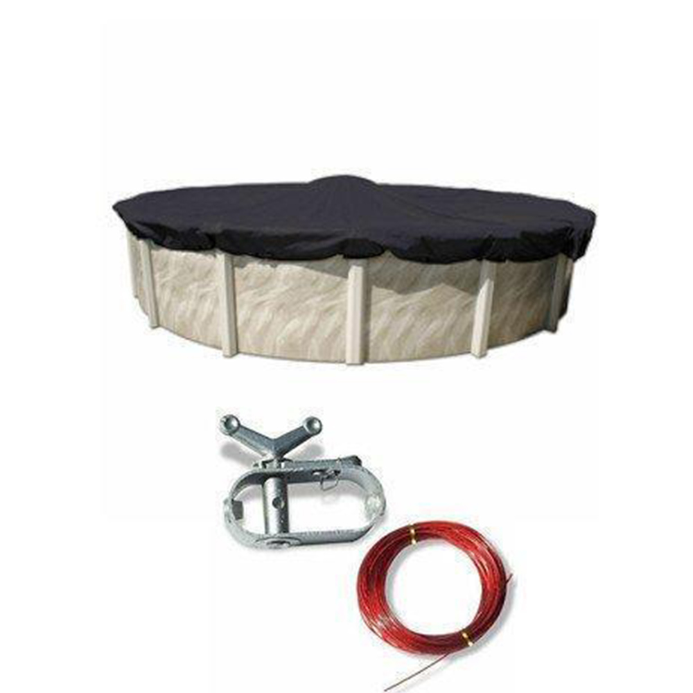 Economy 24' Round, Above Ground Pools, Winter Pool Cover, Round