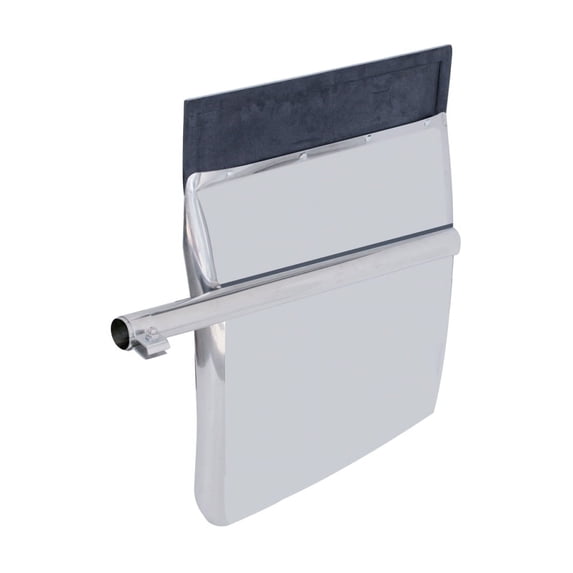 Economy 430 Stainless Steel 24" X 27" Quarter Fender - Tube Bracket