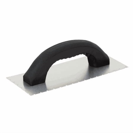 Economy Adhesive Trowel V-Notch / Sq -Notch, PartNo 19065, by Hyde, Single Unit