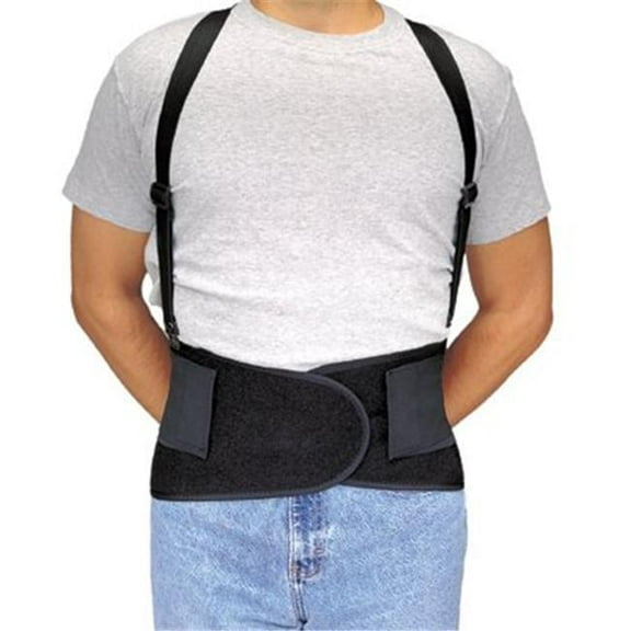 Economy Back Support Belt - Black - Extra Large