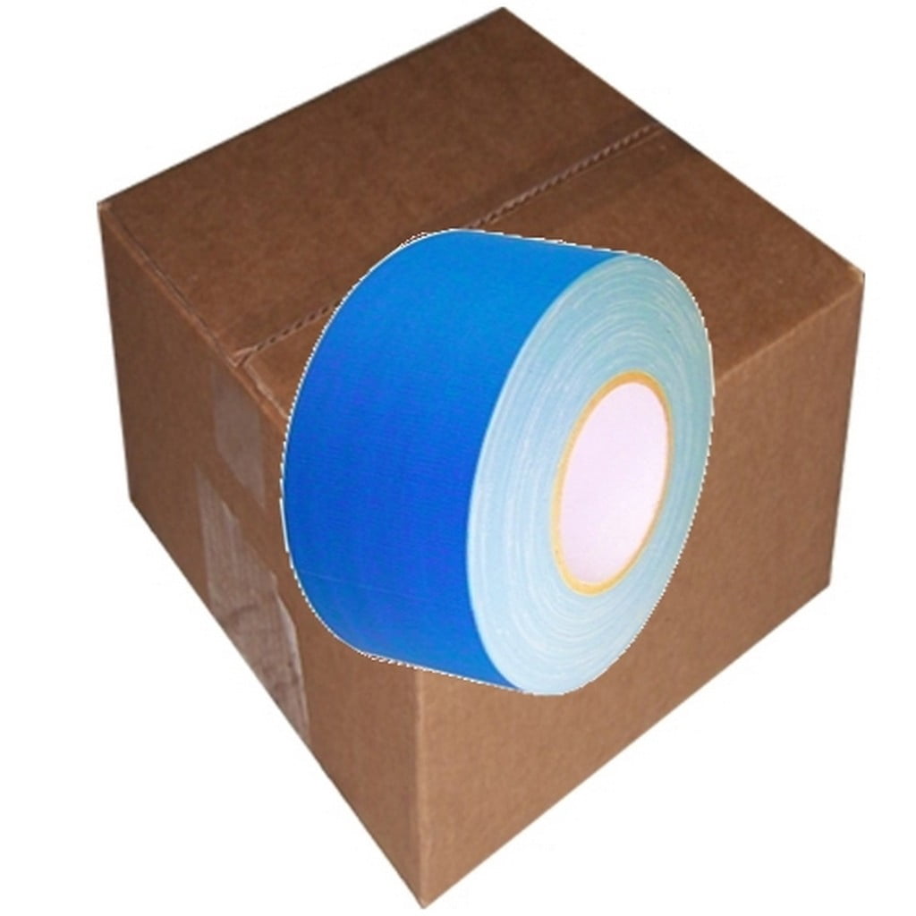 Economy Gaffers Duct Tape 4" X 60 Yard - Light Blue (12 Roll/Case)