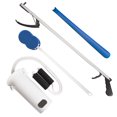 thumbnail image 1 of Rehabilitation Advantage Economy Hip or Knee Replacement 4 Piece Recovery Kit Set with 32-Inch Reacher Grabber & Sock Aid, 1 of 7