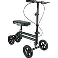 thumbnail image 1 of Economy Knee Scooter - Steerable, Foldable, Dual Brakes, for Surgery Recovery and Injuries, Black, 1 of 10