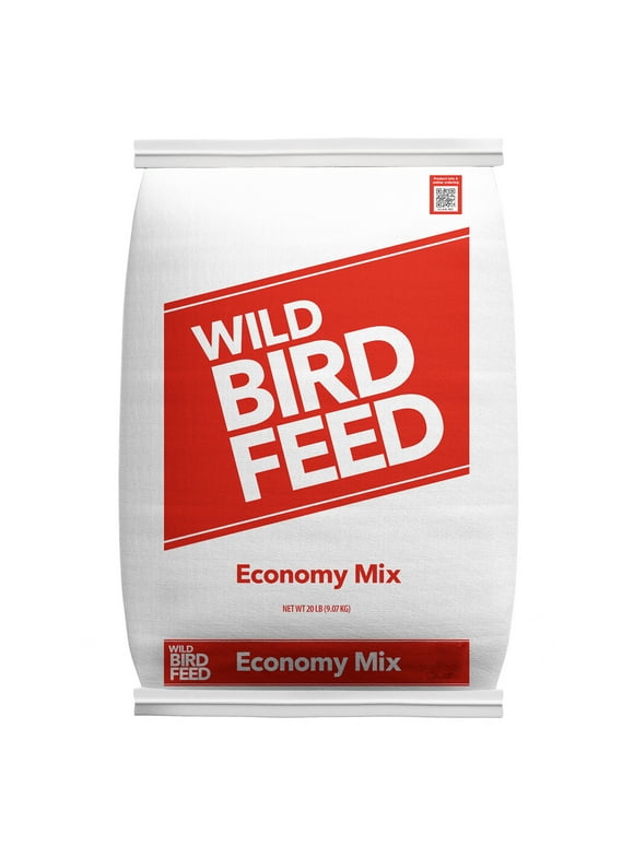 Economy Mix Wild Bird Feed, Value Bird Seed Blend, Dry, 20 lb. Bag