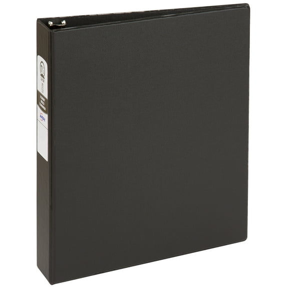 Economy Non-View Binder With Round Rings, 3 Rings, 1.5