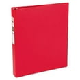 thumbnail image 1 of Economy Non-View Binder With Round Rings, 3 Rings, 1" Capacity, 11 X 8.5, Red, (3310) | Bundle of 10 Each, 1 of 7