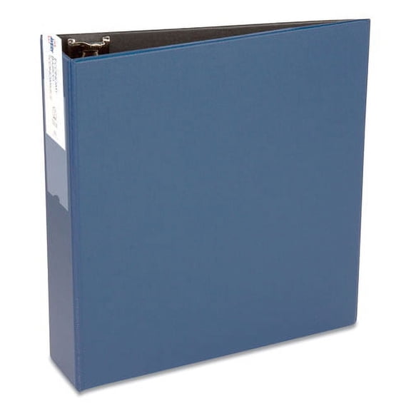 Economy Non-View Binder With Round Rings, 3 Rings, 3" Capacity, 11 X 8.5, Blue, (4600) | Bundle of 10 Each