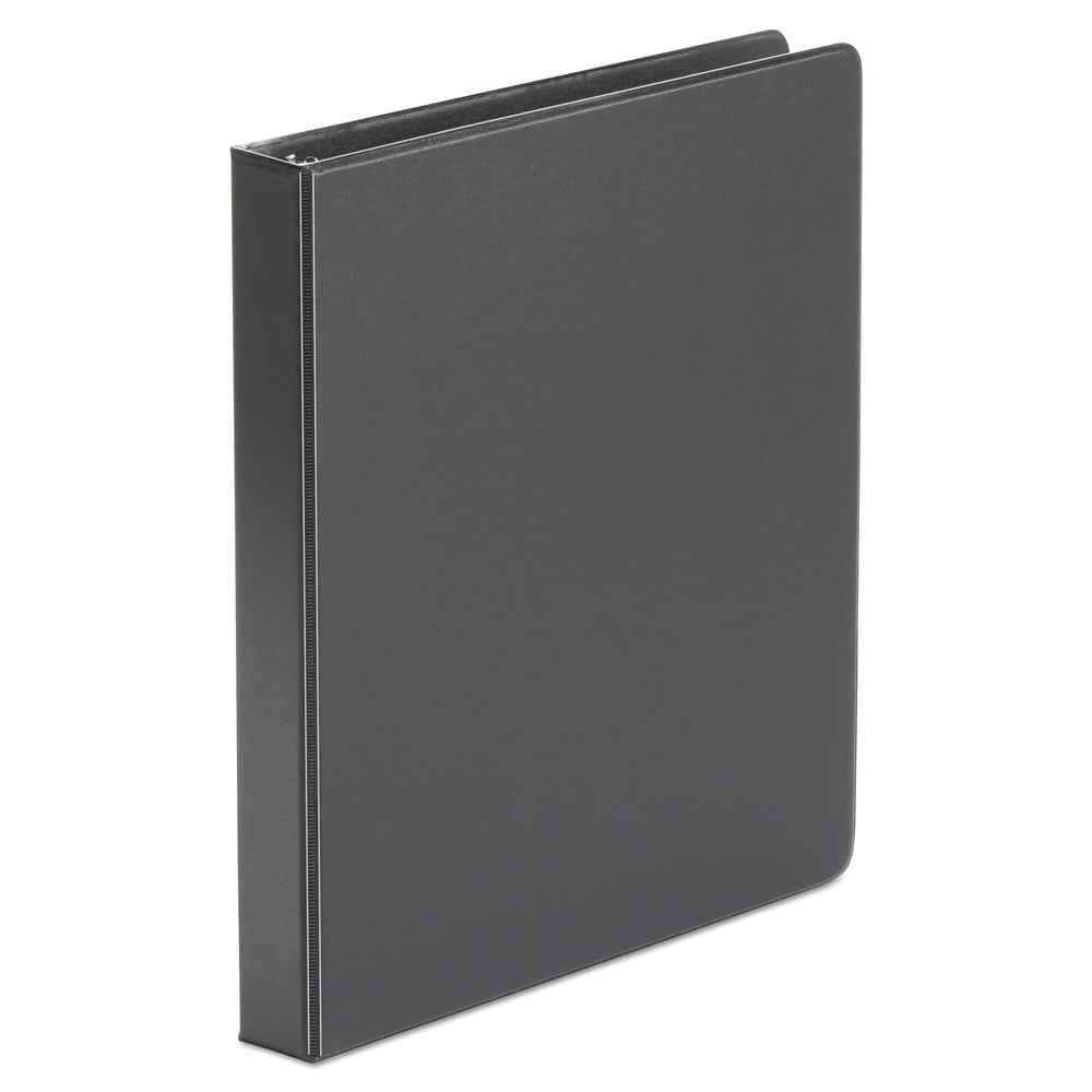 Universal UNV31401 Economy 11 in. x 8.5 in. 1 in. Capacity 3-Ring Non-View Binder - Black
