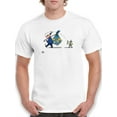 thumbnail image 1 of Economy On The Run T-Shirt Men -Morad Kotkot  Designs, Male Small, 1 of 4