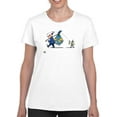 thumbnail image 1 of Economy On The Run T-Shirt Women -Morad Kotkot  Designs, Female 4X-Large, 1 of 4