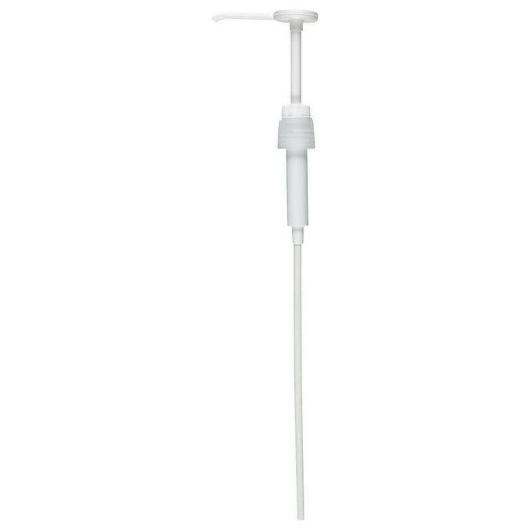 Economy Plastic Dispensing Pump with Senior Rieke Adapter for 5 gal Pails and 38 mm Screwcap for 1 gal Jugs, White Economy Plastic Dispensing Pump with Senior Rieke Adapter for 5 gal Pails and 38 mm Screwcap for 1 gal Jugs, White