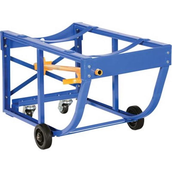 Economy Rotating Drum Cart with Polyolefin Wheels - 800 lbs
