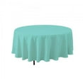 thumbnail image 1 of Economy Round Polyester Table Cover 90" - Aqua, 1 of 1