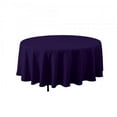 thumbnail image 1 of Economy Round Polyester Table Cover 90" - Purple, 1 of 1