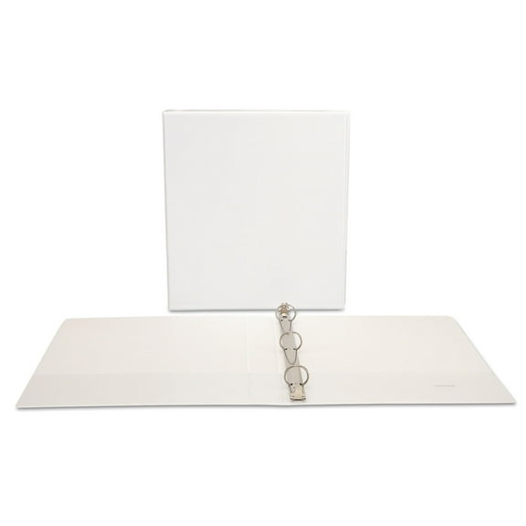 Universal Economy - Presentation ring binder - for Letter A Size (8.5 in x 11 in) - capacity: 175 sheets - white