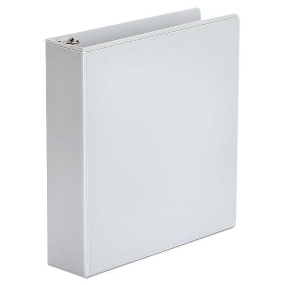 Economy Round Ring View Binder, 3 Rings, 2" Capacity, 11 X 8.5, White | Bundle of 10 Each