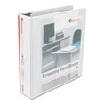 thumbnail image 1 of Economy Round Ring View Binder, 3 Rings, 2" Capacity, 11 x 8.5, White, 6/Pack, 1 of 9