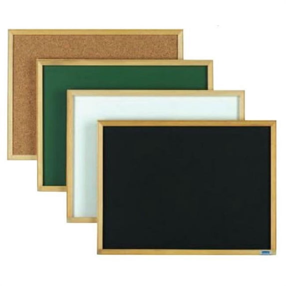 Economy Series Wood Frame Chalkboard - Green