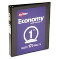 thumbnail image 1 of "Economy View Binder With Round Rings , 3 Rings, 1"" Capacity, 11 X 8.5, Black, (5710) | Bundle of 10 Each", 1 of 6
