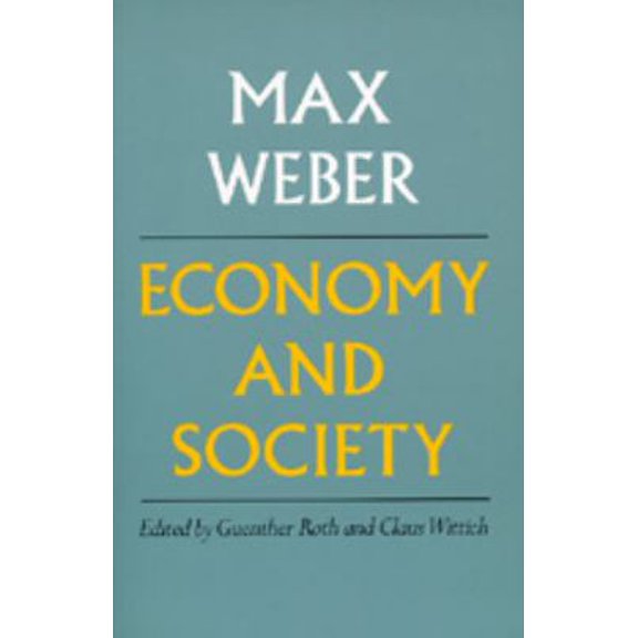 Pre-Owned Economy and Society: An Outline of Interpretive Sociology (2 volume set)