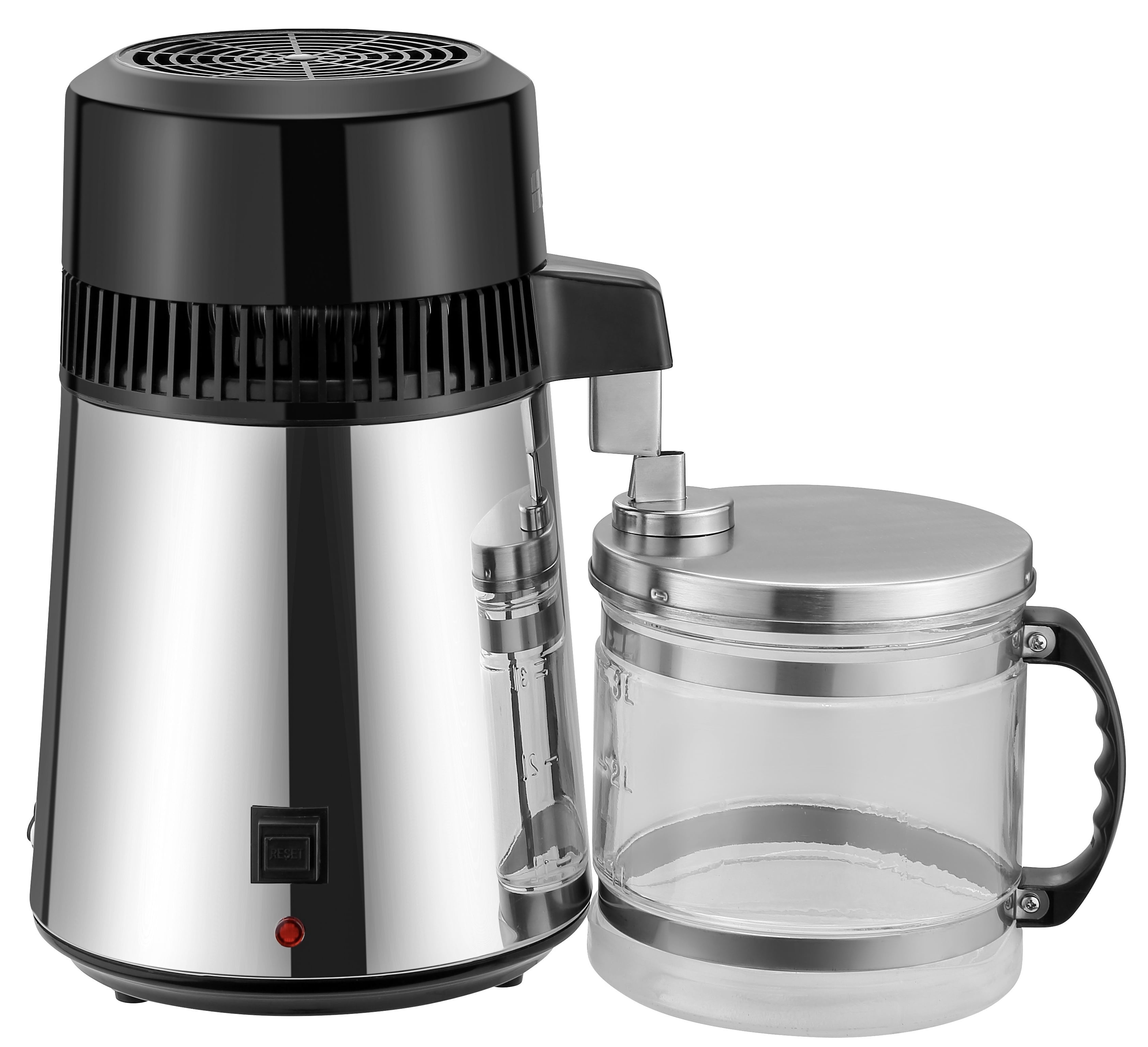 Container Kitchen Kit Econostill 1-Gallon Stainless Steel Countertop Water Distiller with ...