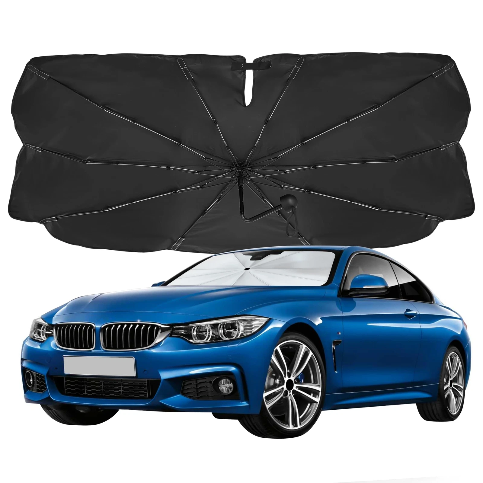 Car Sunshade Windshield Cover, Umbrella Windshield Sunshade for Car
