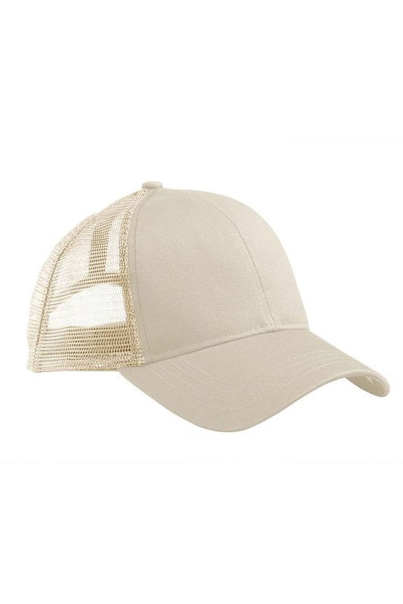 EC7070 Eco Trucker Organic Recycled Cap - Oyster Oyster