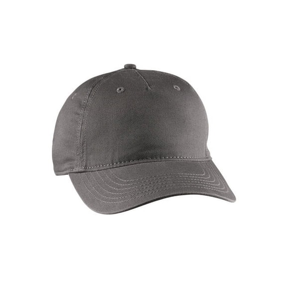 Econscious EC7087 Twill 5-Panel Unstructured Cap - Charcoal