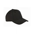 thumbnail image 1 of Econscious EC7090 Hemp Baseball Cap - Black, 1 of 2