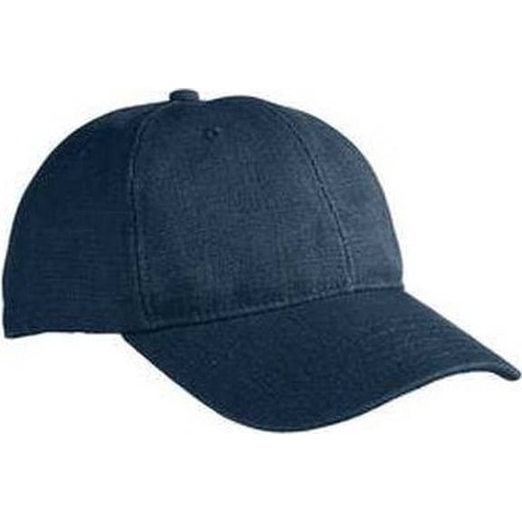 Econscious EC7091 Washed Hemp Unstructured Baseball Cap - Navy