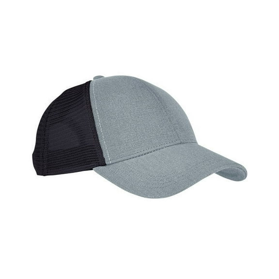 Econscious EC7093 Unisex Hemp Eco Trucker Recycled Polyester Mesh Cap - Charcoal Black