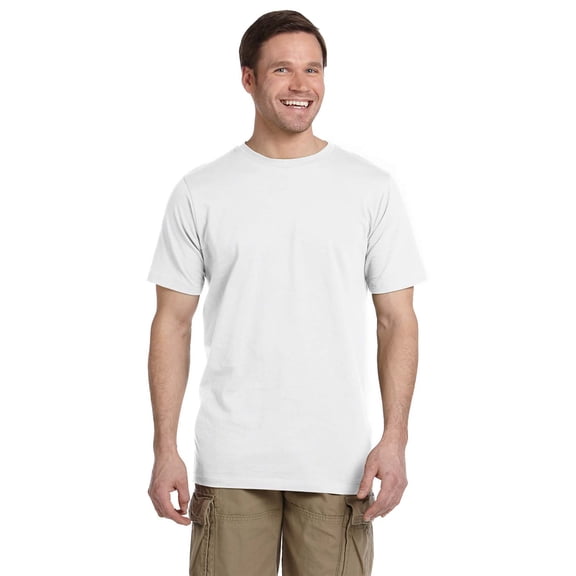 ECONSCIOUS EC1075 MEN'S 4.4 OZ. RINGSPUN FASHION T-SHIRT, ANTIQUE WHITE, M, Pack Of 5, Mens T-Shirts