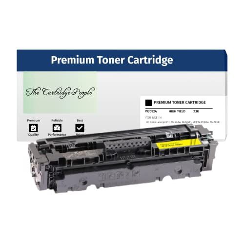 Ecoplus Compatible for 414A (W2022A) Yellow Toner Cartridge, 2,100 Pages ( OEM CHIP ALREDY Installed) Color Laserjet Pro M454dw M454dn MFP M479fdw M479fdn High Yield