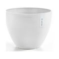 thumbnail image 1 of Ecopots 12" x 11" x 10" Round Pure White Plastic Plant Pot, 1 of 4