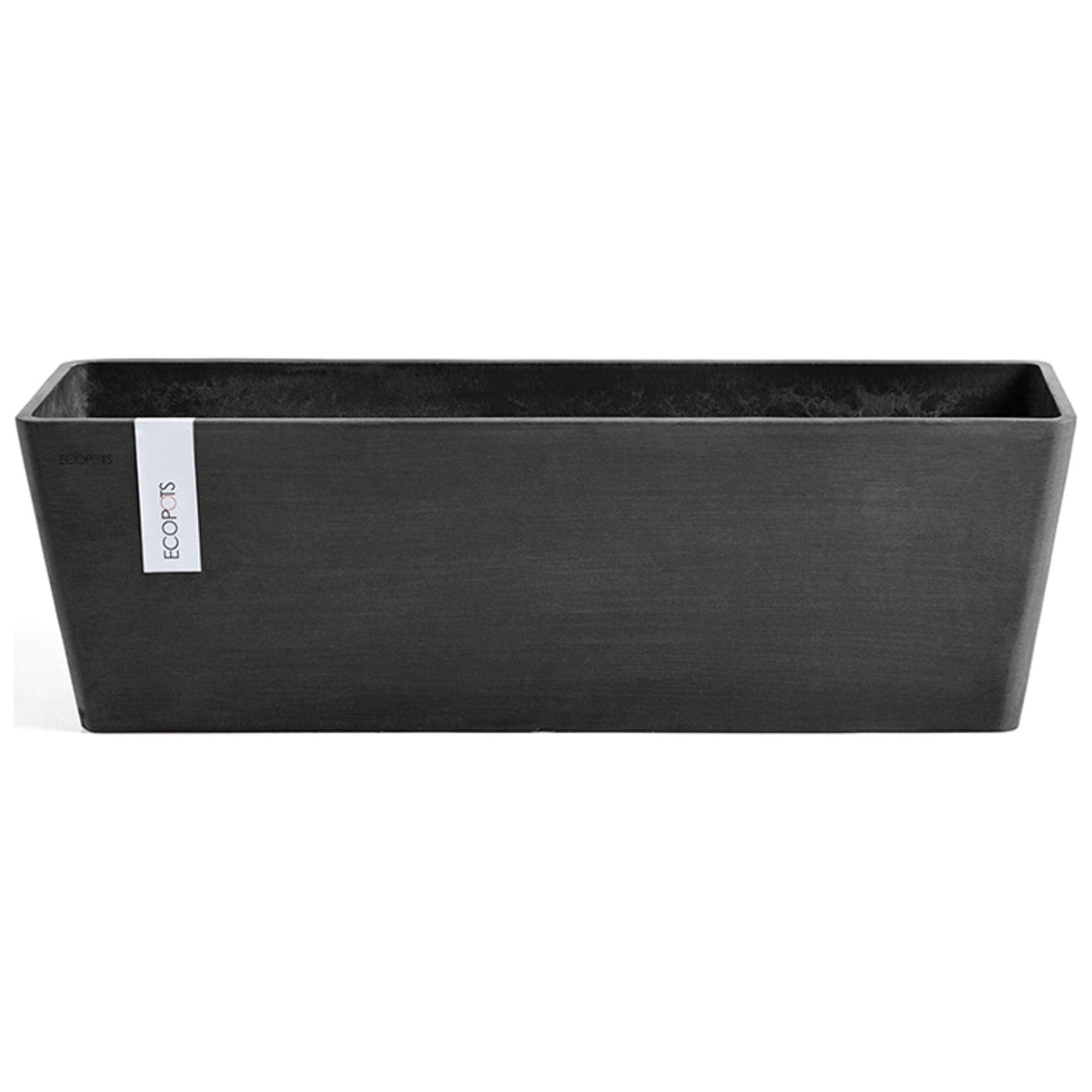 Ecopots Bruges Indoor/Outdoor Modern Plastic Rectangular Flower Pot