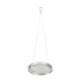 thumbnail image 1 of Ecopots Indoor/Outdoor Round Recycled Plastic Modern Hanging Saucer, White Grey, 14", 1 of 4