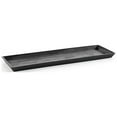 thumbnail image 1 of Ecopots Rectangular In/Outdoor Recycled Plastic Planter Flowerpot Saucer, Dark Grey, 17", 1 of 4