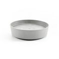 thumbnail image 1 of Ecopots Recycled Plastic Round Flower Pot Planter Saucer with Wheels, White Grey, 16", 1 of 4