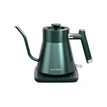 Ecorelax Gooseneck Electric Kettle, Electric Kettle with Leak Proof Design, Stainless Steel Inner, for Pour over Coffee, Brew Tea, Boil Hot Water, Green,0.8L