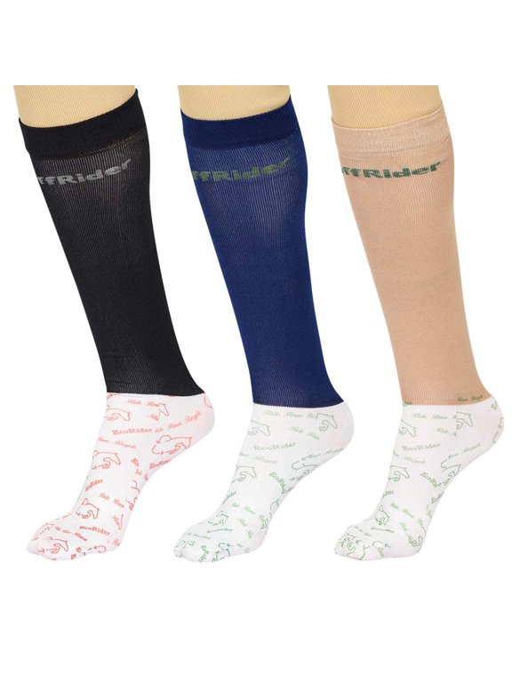 Ecorider By TuffRider Ladies 3 Pack Socks